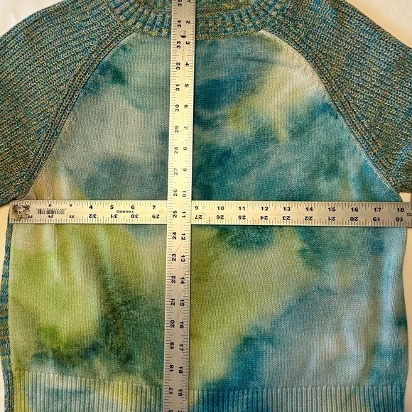 ANTHROPOLOGIE WATERCOLOR TIE DYE SWEATER, S - Picture 7 of 7